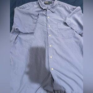 Ralph Lauren Light Blue Casual Button-Down Shirt